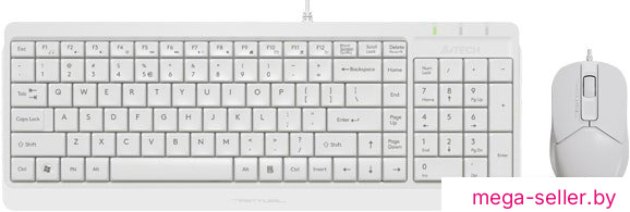 Офисный набор A4Tech Fstyler F1512 (белый)