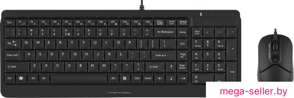 Офисный набор A4Tech Fstyler F1512 (черный)