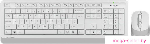 Офисный набор A4Tech Fstyler FG1010 (белый/серый)
