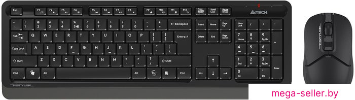 Офисный набор A4Tech Fstyler FG1012 (черный)