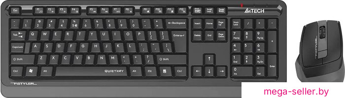 Офисный набор A4Tech Fstyler FGS1035Q (черный/серый)
