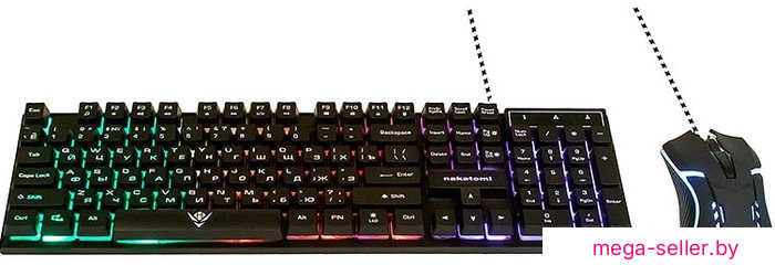Игровой набор Nakatomi KMG-2305U (черный)
