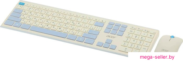Офисный набор Acer OCC205 (белый/голубой)