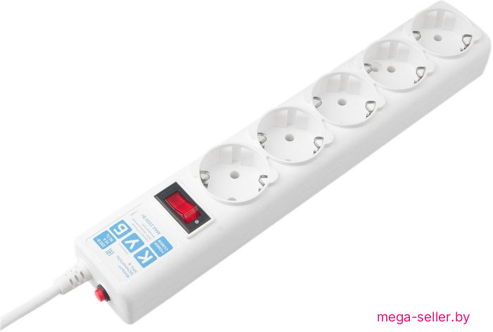 Сетевой фильтр Power Cube 5 розеток, белый, 5 м (SPG-B-15-WHITE)