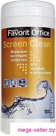 Влажные салфетки Favorit Office F130001 (100 шт)