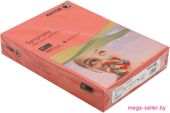 Офисная бумага Xerox Symphony Coral Red A4, 500л (80 г/м2) [003R94080]