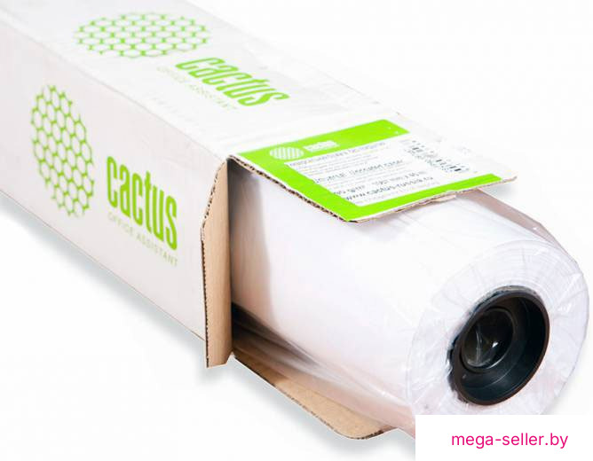 Офисная бумага CACTUS 610 мм х 45.7 м 80 г/м2 CS-LFP80-610457E
