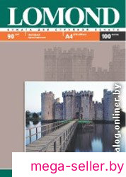 Фотобумага Lomond Матовая A4 90 г/кв.м. 100 листов (0102001)