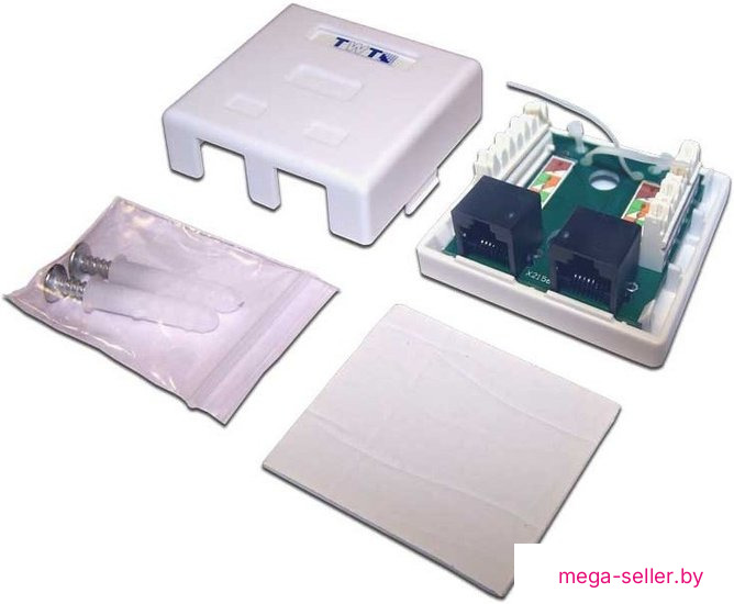 Розетка компьютерная TWT TWT-SM2-4512-WH