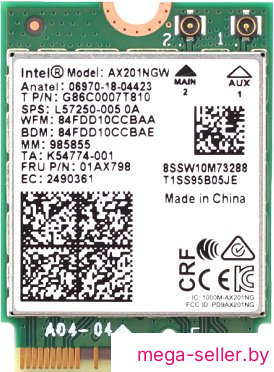 Wi-Fi/Bluetooth адаптер Intel AX201NGWGNVW