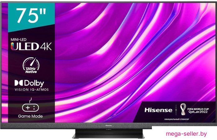 MiniLED телевизор Hisense 75U8HQ