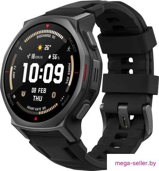 Умные часы Amazfit T-Rex 3 Pro 44 мм (тактический черный)