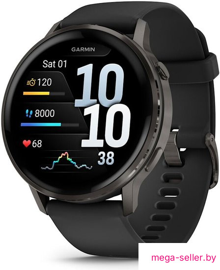 Умные часы Garmin Venu 4 45 мм (черный)