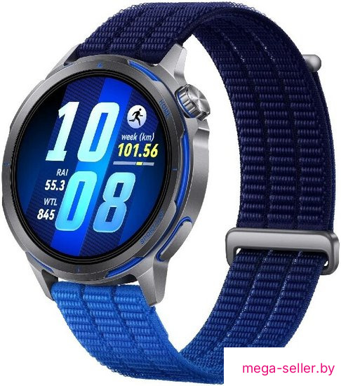 Умные часы Huawei Watch GT Runner 2 (титановый/синий, международная версия)