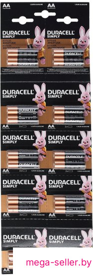 Батарейка DURACELL Simply AA LR6 20 шт.