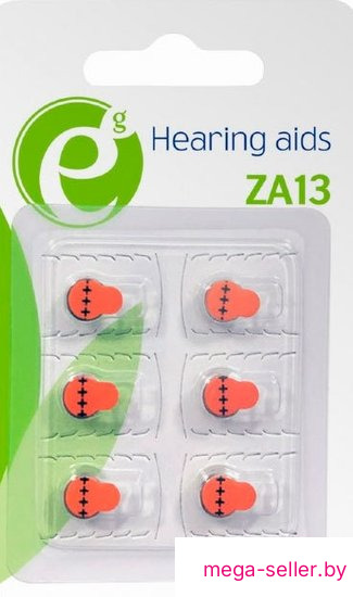 Батарейка EnerGenie ZA13 6 шт EG-BA-ZA13-01