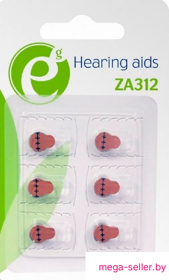 Батарейка EnerGenie ZA312 6 шт EG-BA-ZA312-01