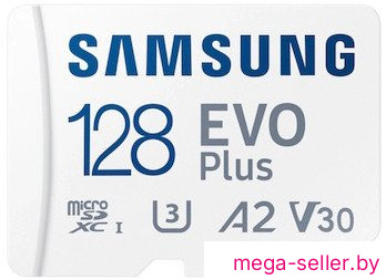Карта памяти Samsung EVO Plus 2024 microSDXC 128GB (с адаптером)
