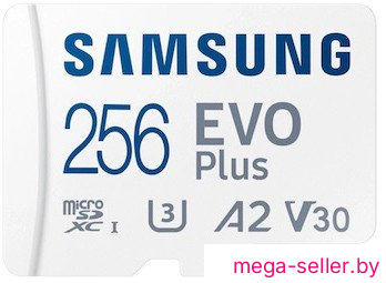 Карта памяти Samsung EVO Plus 2024 microSDXC 256GB (с адаптером)
