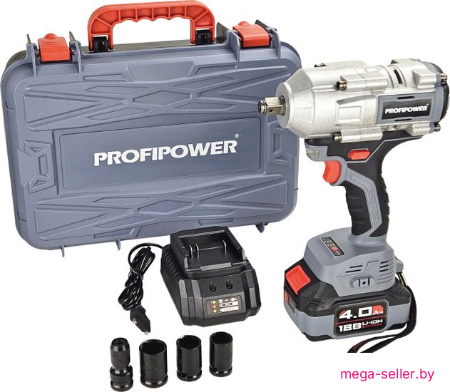 Гайковерт Profipower T-900N (с 1-им АКБ, кейс)