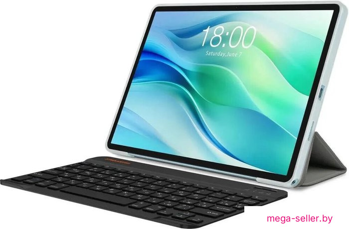 Планшет Teclast P50 2025 4GB/128GB LTE (бирюзовый, с чехлом и клавиатурой)