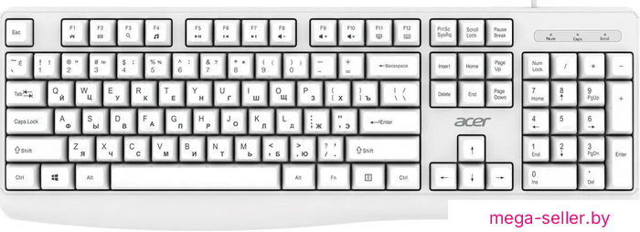 Клавиатура Acer OKW301 (белый)