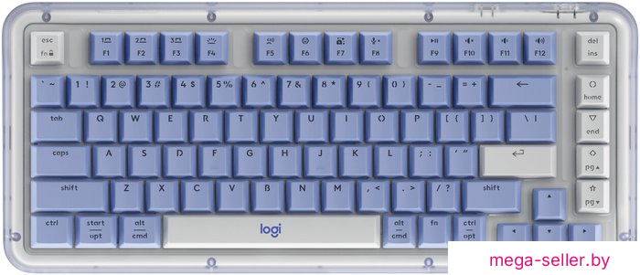 Клавиатура Logitech Alto Keys K75M 920-013301 (белый/синий, нет кириллицы)