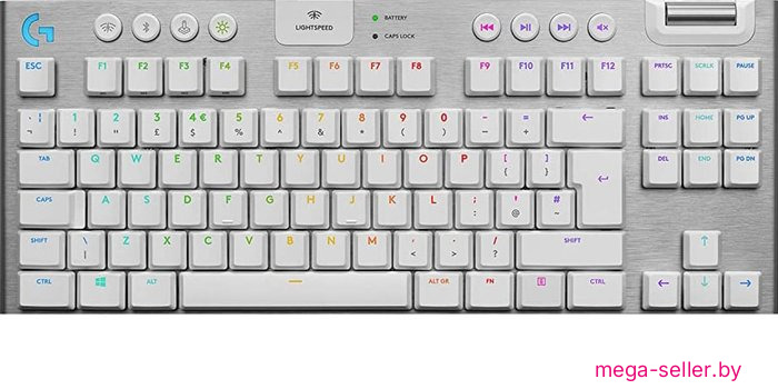 Клавиатура Logitech G915 TKL Lightspeed GL Tactile 920-010117 (серебристый)