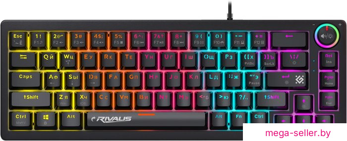 Клавиатура Defender Rivalis GK-357 (черный)