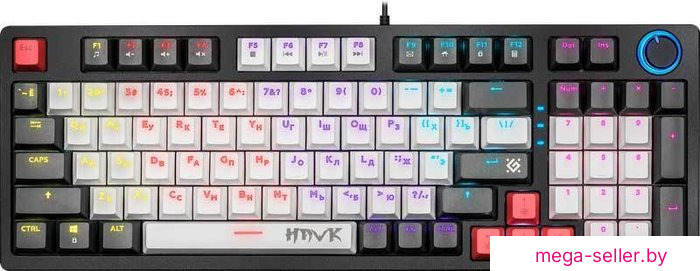 Клавиатура Defender Hawk GK-418 (черный, Outemu Red)