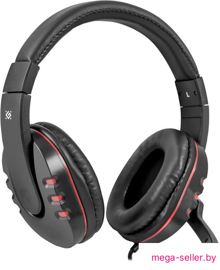Наушники Defender Warhead G-160 (черный/красный)