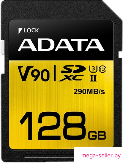 Карта памяти ADATA Premier ONE ASDX128GUII3CL10-C SDXC 128GB