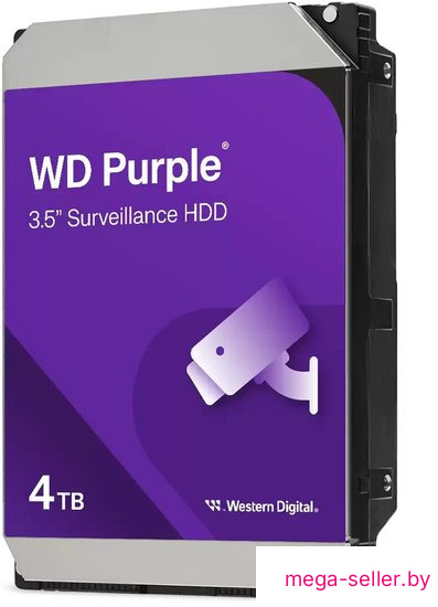 Жесткий диск WD Purple Surveillance 4TB WD44PURZ