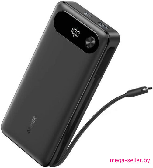 Внешний аккумулятор Anker Power Bank Built-in USB-C A1383 87W 20000mAh (черный)