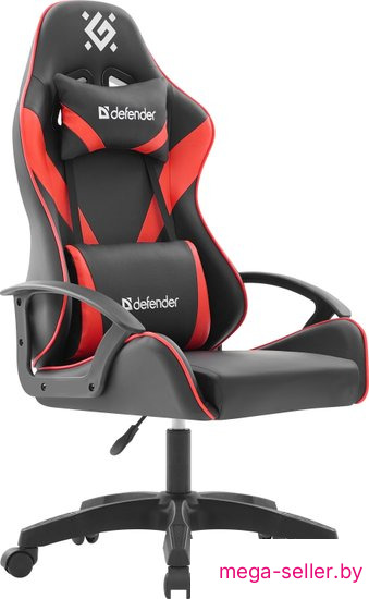 Игровое (геймерское) кресло Defender Flamis (черный/красный)