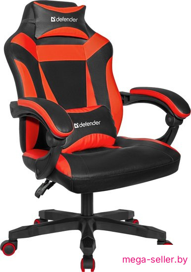 Игровое (геймерское) кресло Defender Master (черный/красный)