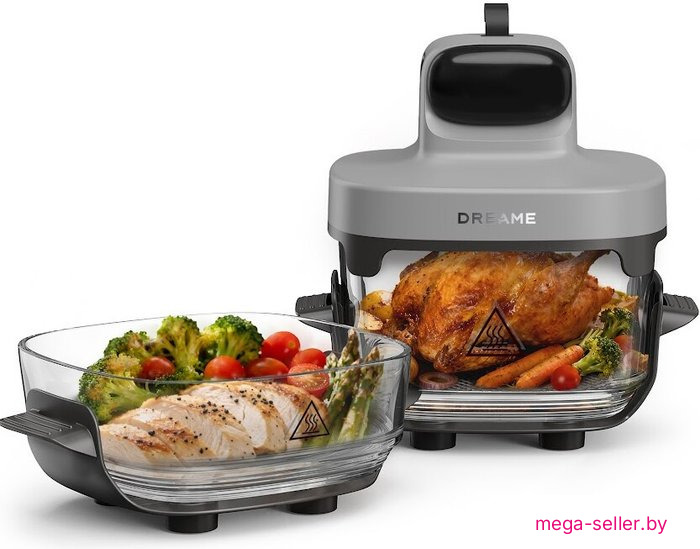 Аэрогриль (аэрофритюрница) Dreame Air Fryer PT60 (серый)