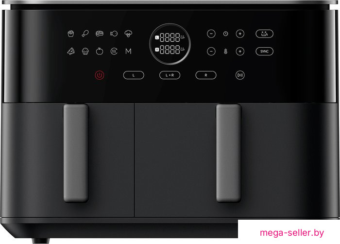 Аэрогриль (аэрофритюрница) Xiaomi Dual Zone Air Fryer 10L MAF-D1001 (евровилка)