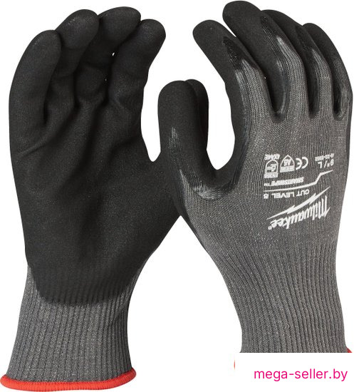 Нитриловые перчатки Milwaukee Cut level 5/E 10/XL 4932471426