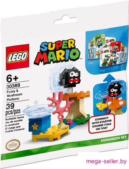 Конструктор LEGO Super Mario 30389 Лохматик и гриб-платформа