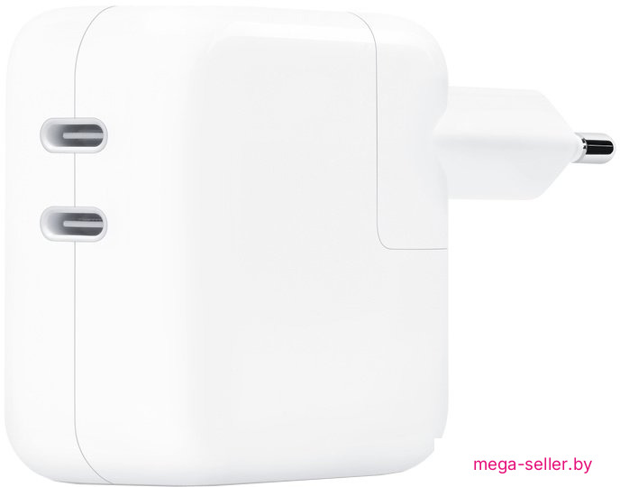 Сетевое зарядное Apple 35W Dual USB-C Port EU Power Adapter