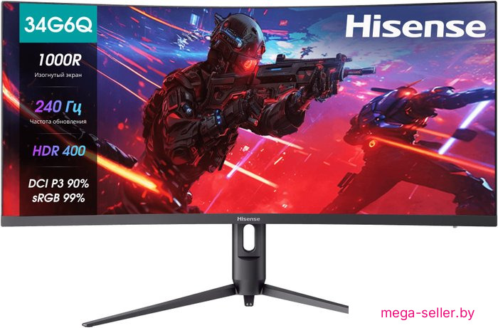 Игровой монитор Hisense 34G6Q Pro