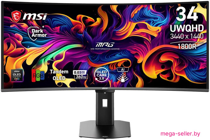 Игровой монитор MSI MPG 341CQR QD-OLED X36