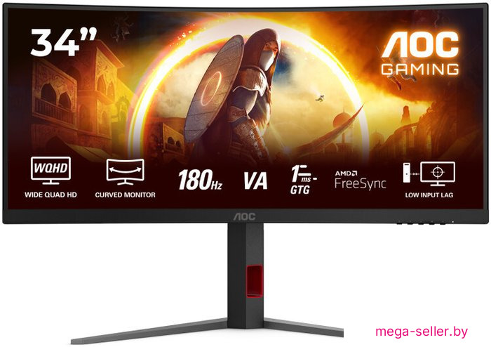 Игровой монитор AOC Agon CU34G4