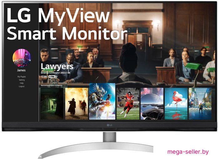 Smart монитор LG MyView Smart Monitor 32SQ700S-W