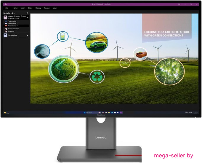 Монитор Lenovo ThinkVision P27Q-40 64A7GAT6EU