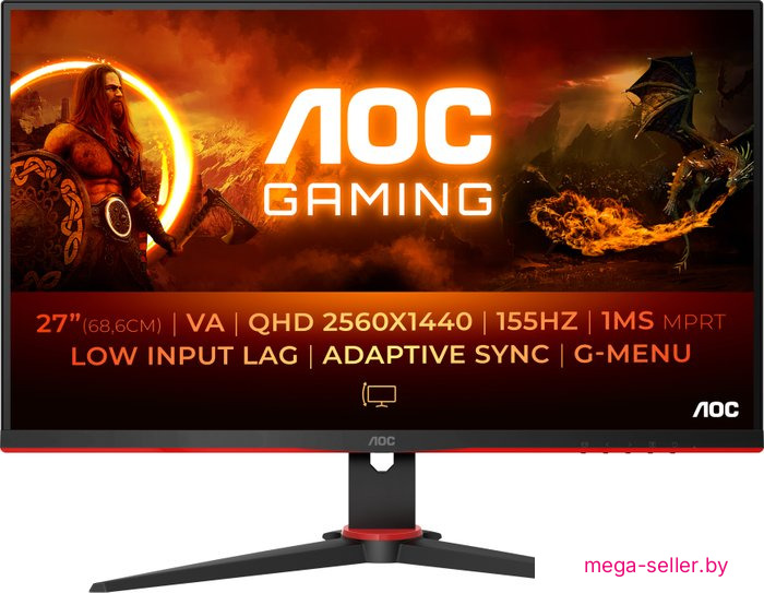 Игровой монитор AOC Gaming Q27G2E/BK