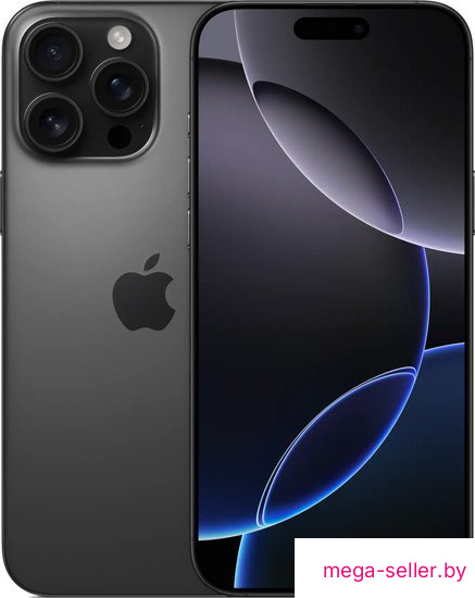 Телефон Apple iPhone 16 Pro Max 256GB (черный титан)