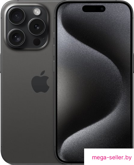 Телефон Apple iPhone 15 Pro 128GB (черный титан)