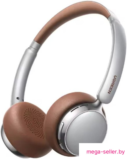 Наушники Ugreen Studio Plus HP207 (серебристый/коричневый)